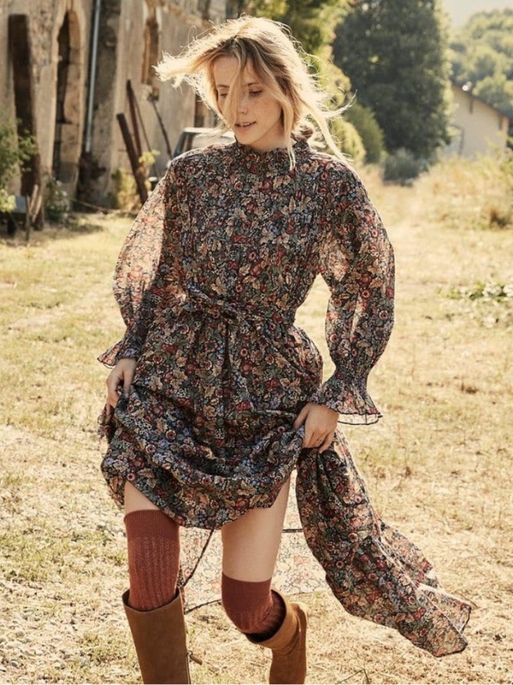 Doen Sonoma Dress in Wildberry Thicket